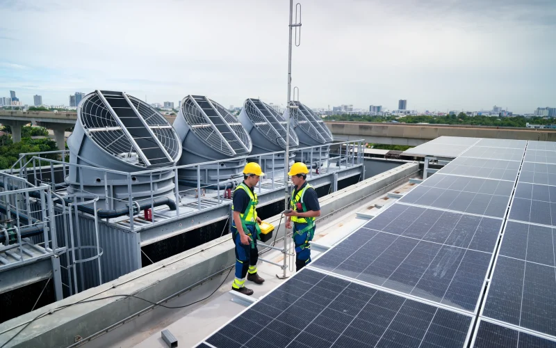 two-workers-inspect-solar-panels-on-a-rooftop-duri-2025-08-27-10-47-49-utc